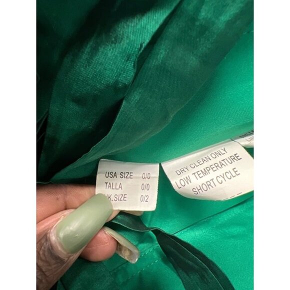 ⭐️Womens Emerald Beaded Evening Gown - Picture 8 of 9